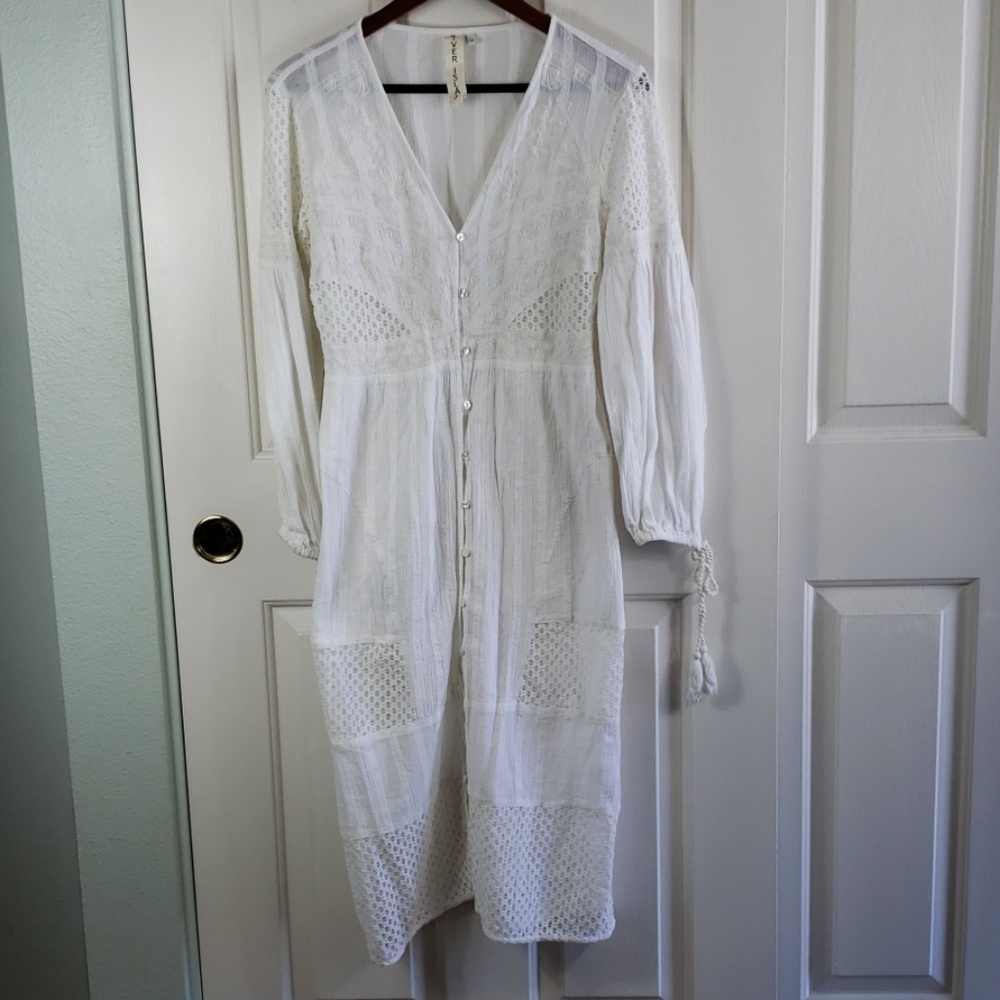 River Island White Lace Dress